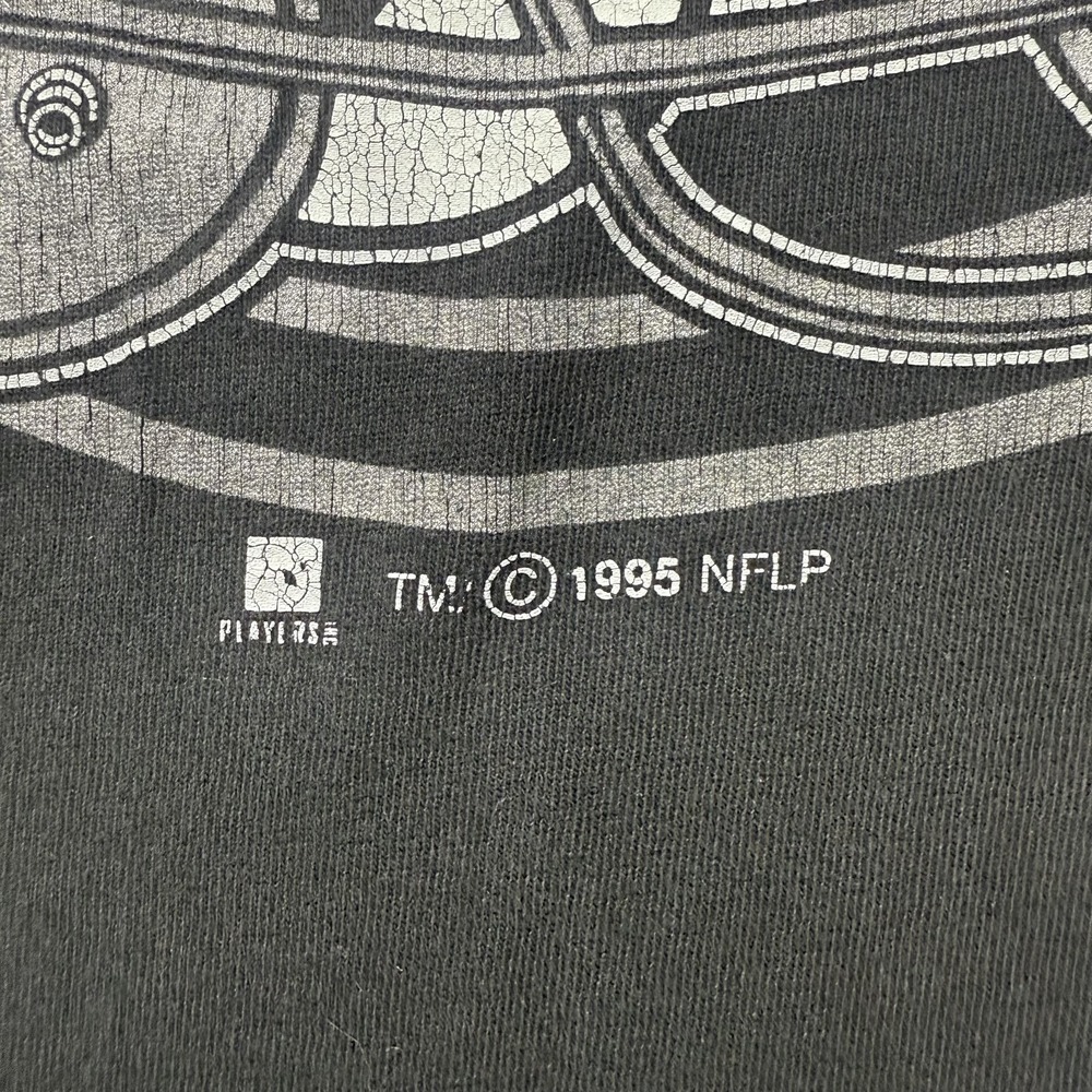 Vintage Oakland Raiders Shirt Mens 2XL Black NFL Football Brown 81 Starter 90s - Picture 2 of 10